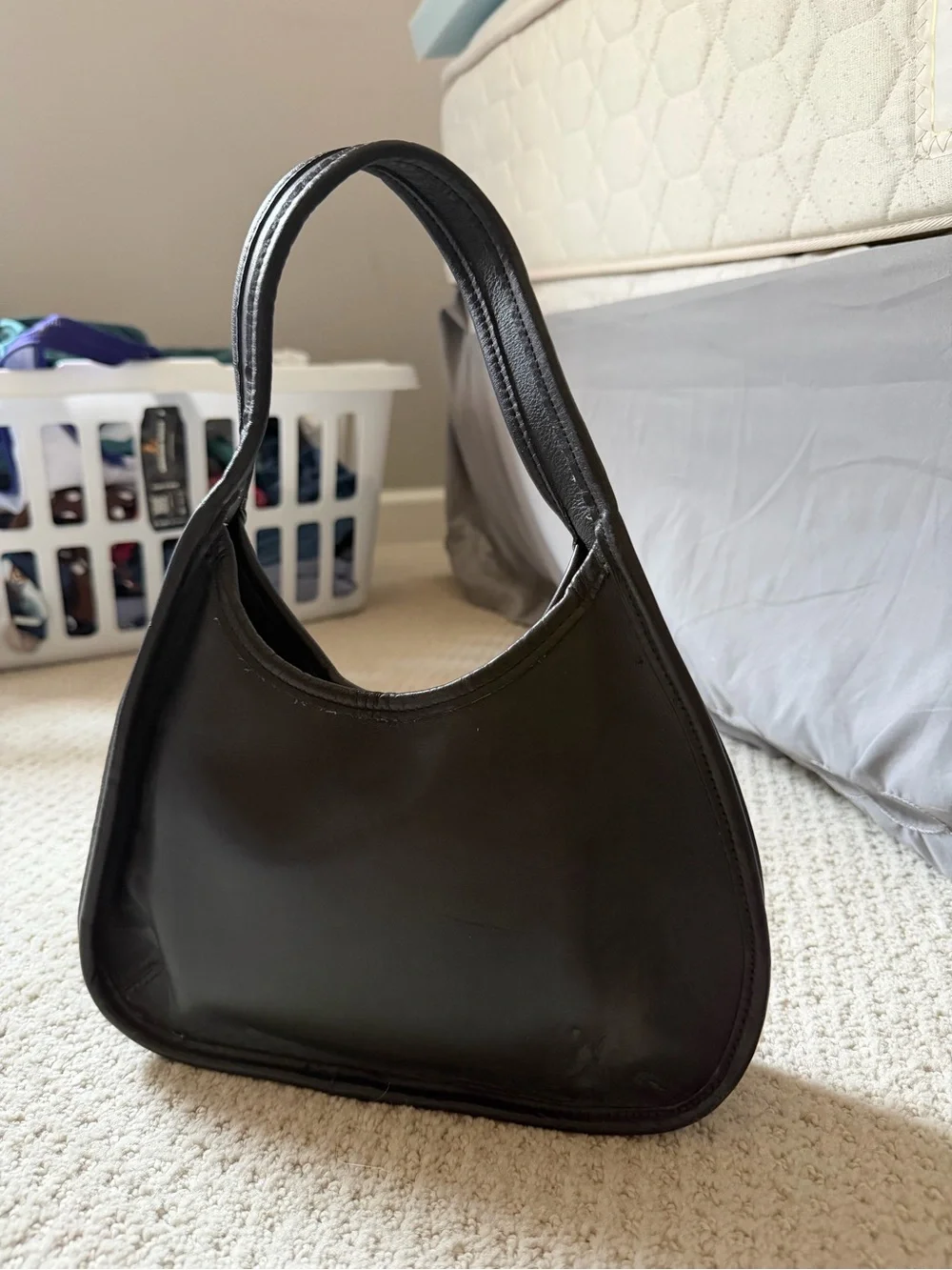 Rare Coach 9027 Ergo Leather Black Shoulder Bag